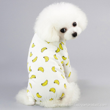 Various patterns cotton pet four-legged clothes dog shirt